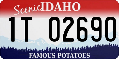 ID license plate 1T0269O