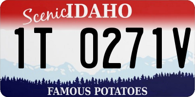 ID license plate 1T0271V