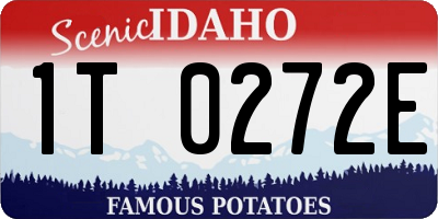 ID license plate 1T0272E