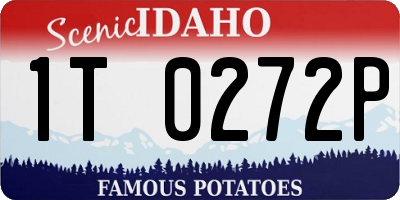 ID license plate 1T0272P