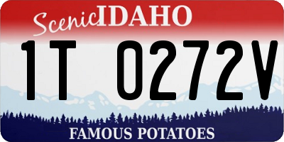 ID license plate 1T0272V