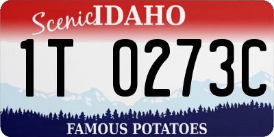 ID license plate 1T0273C