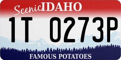 ID license plate 1T0273P