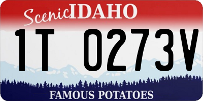 ID license plate 1T0273V