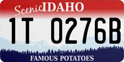 ID license plate 1T0276B