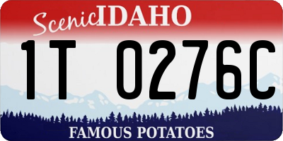 ID license plate 1T0276C