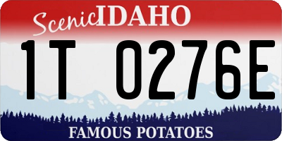ID license plate 1T0276E