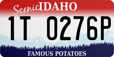 ID license plate 1T0276P