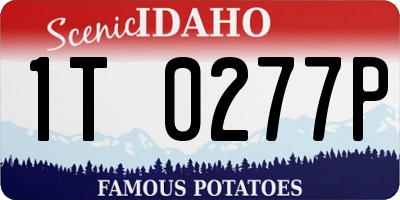 ID license plate 1T0277P