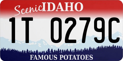 ID license plate 1T0279C