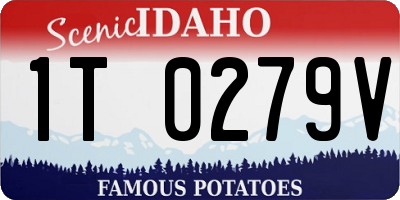 ID license plate 1T0279V