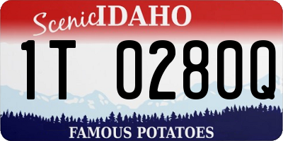 ID license plate 1T0280Q