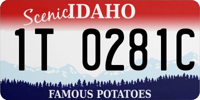 ID license plate 1T0281C