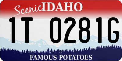 ID license plate 1T0281G