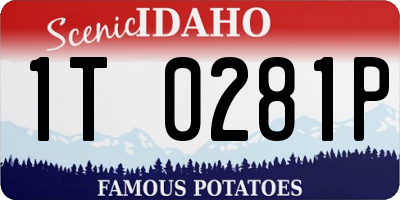 ID license plate 1T0281P