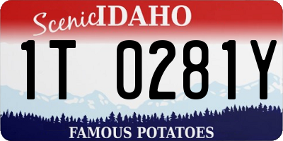 ID license plate 1T0281Y