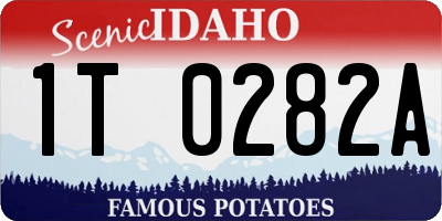 ID license plate 1T0282A