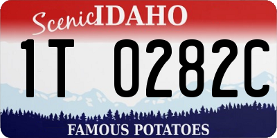 ID license plate 1T0282C