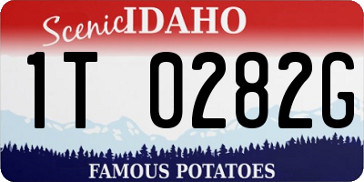 ID license plate 1T0282G