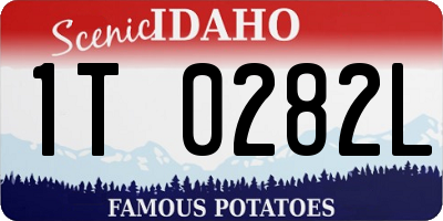 ID license plate 1T0282L