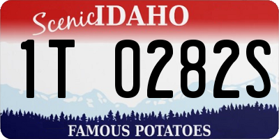 ID license plate 1T0282S