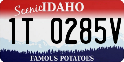ID license plate 1T0285V