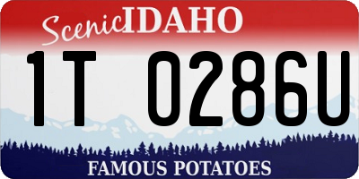 ID license plate 1T0286U
