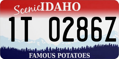 ID license plate 1T0286Z