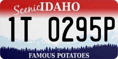ID license plate 1T0295P