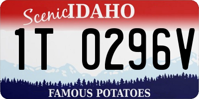 ID license plate 1T0296V