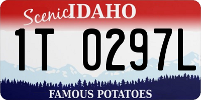 ID license plate 1T0297L