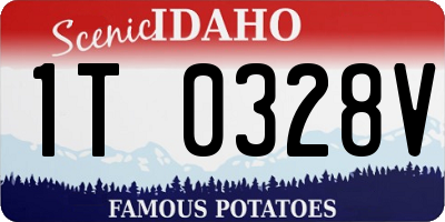 ID license plate 1T0328V