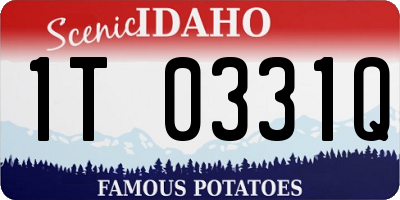 ID license plate 1T0331Q