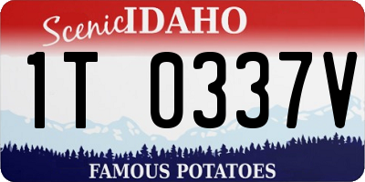 ID license plate 1T0337V