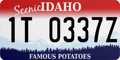 ID license plate 1T0337Z