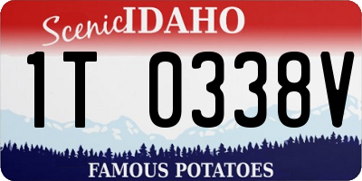 ID license plate 1T0338V