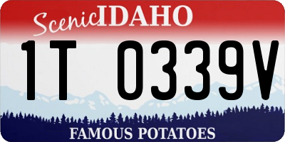 ID license plate 1T0339V