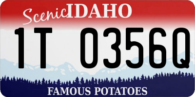 ID license plate 1T0356Q