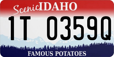 ID license plate 1T0359Q