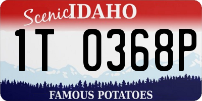 ID license plate 1T0368P