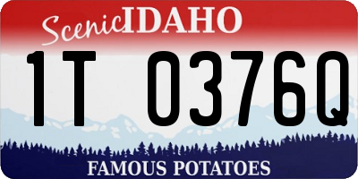 ID license plate 1T0376Q