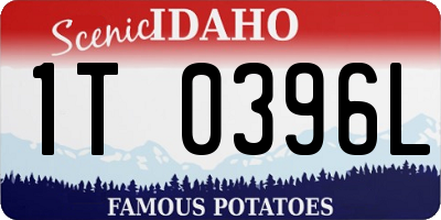 ID license plate 1T0396L