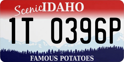 ID license plate 1T0396P