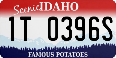 ID license plate 1T0396S