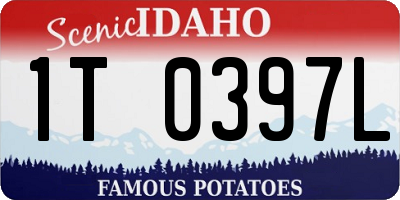ID license plate 1T0397L