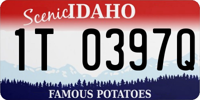 ID license plate 1T0397Q