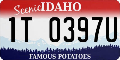 ID license plate 1T0397U