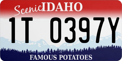 ID license plate 1T0397Y