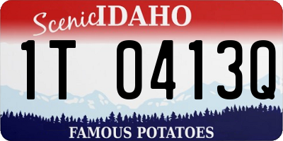 ID license plate 1T0413Q