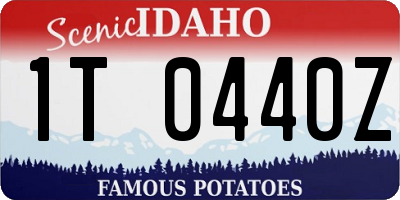 ID license plate 1T0440Z
